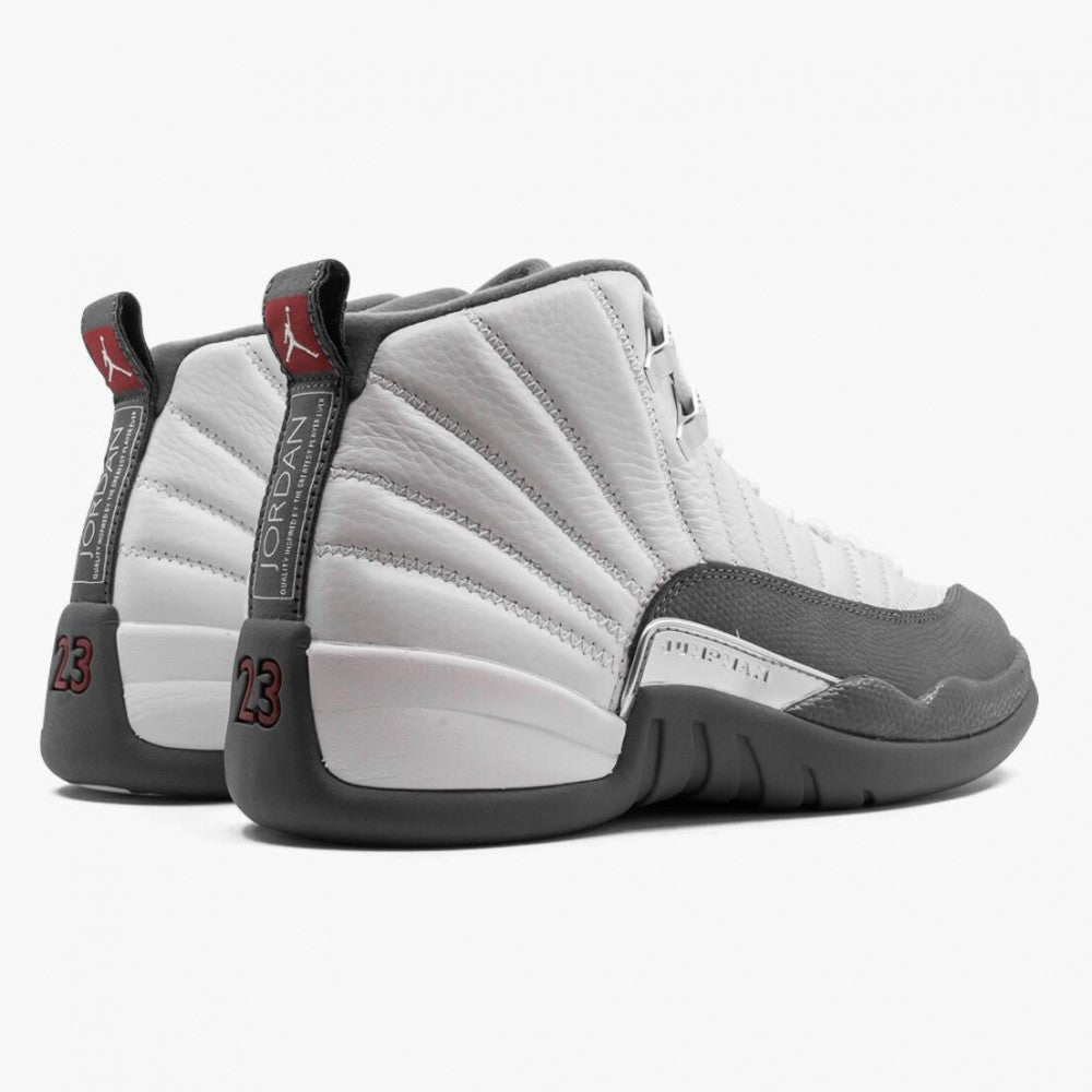 Air Jordan 12 Retro White Dark Grey