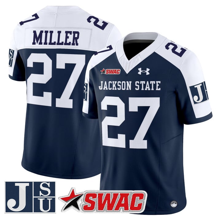Ahmad Miller Jersey #27 Jackson State Tigers 2025 Limited Stitched