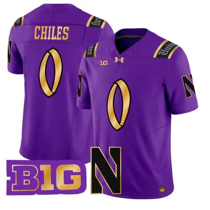 Aidan Chiles Jersey #0 Northwestern Wildcats 2026 Vapor Limited Stitched