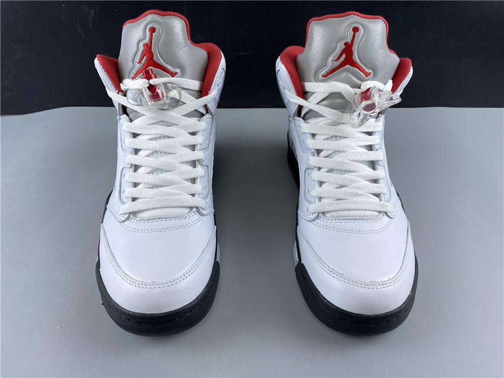 Air Jordan 5 Retro Fire Red Silver Tongue (2020)