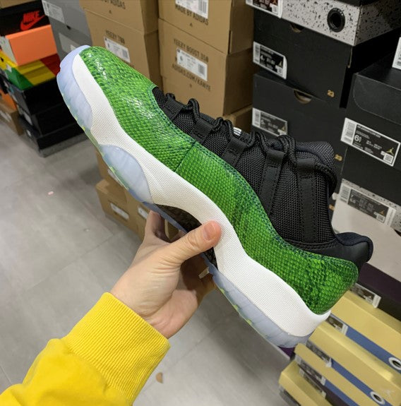 Air Jordan 11 Green Snakeskin