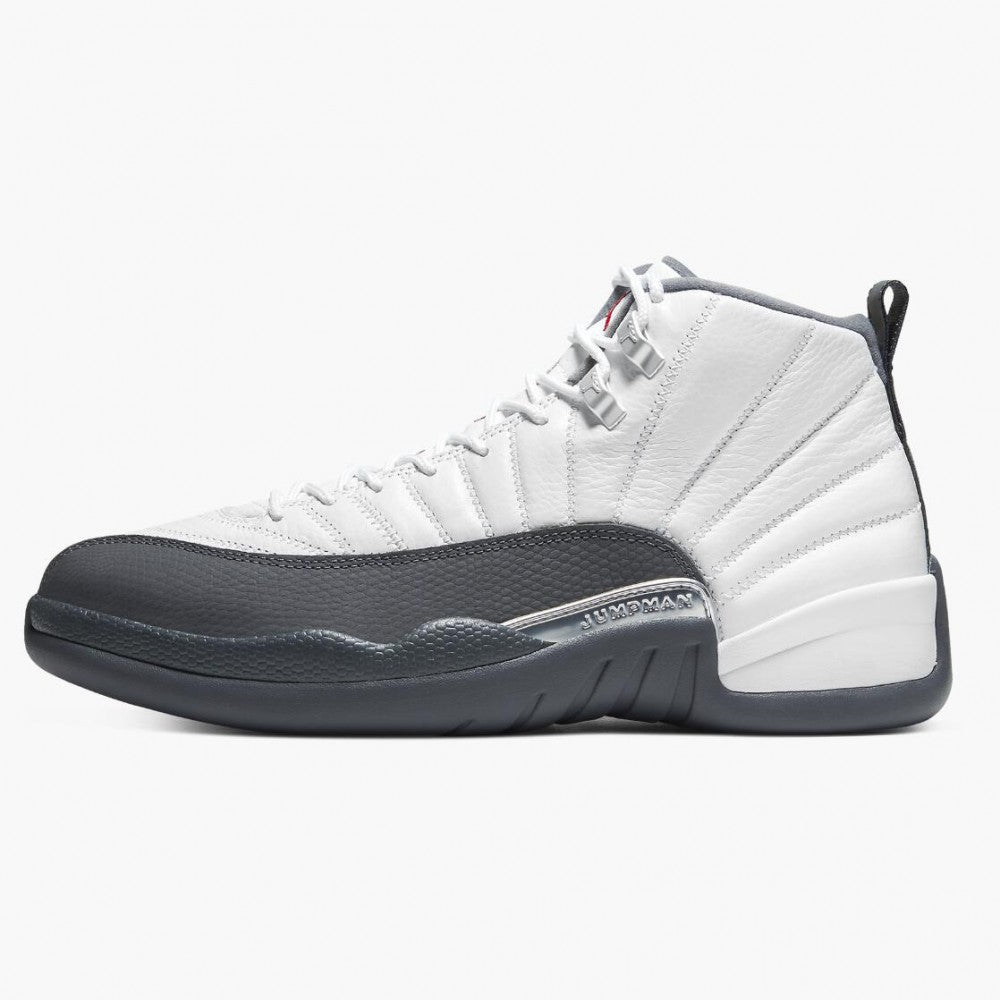 Air Jordan 12 Retro White Dark Grey