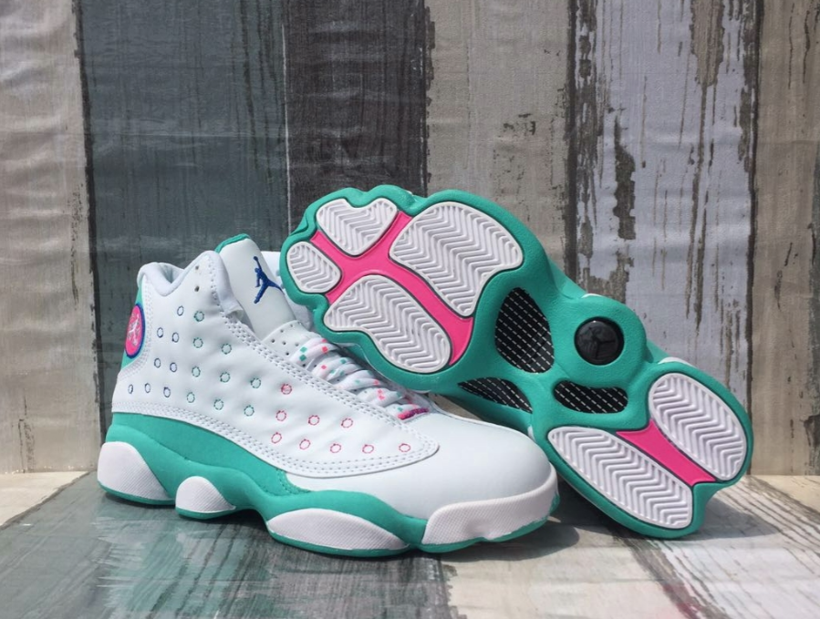 Air Jordan 13 GS Aurora Green