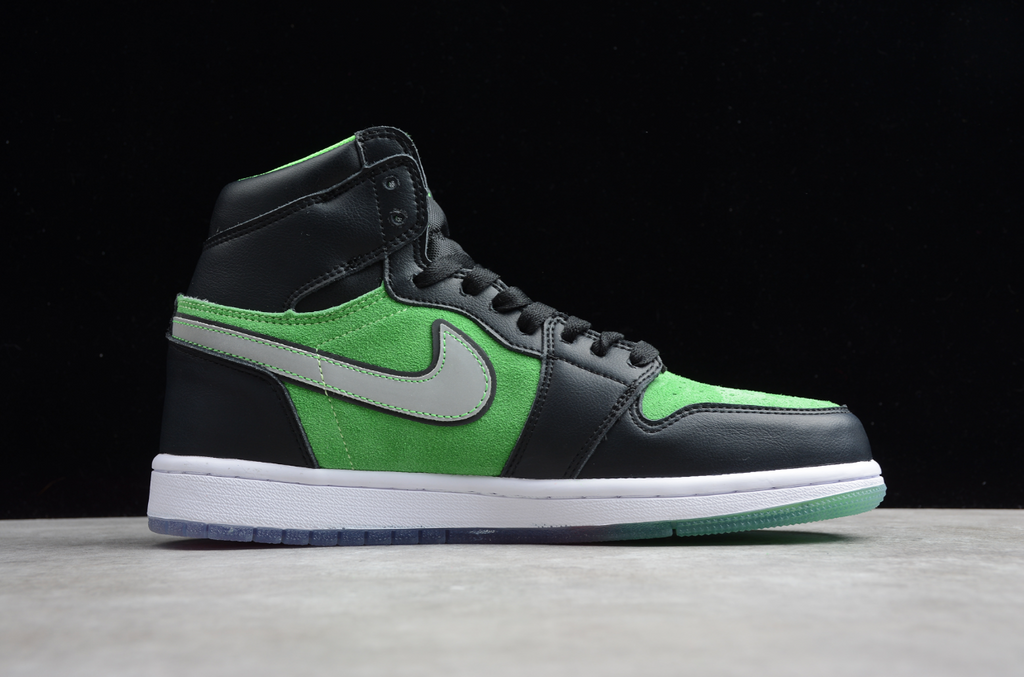 Air Jordan 1 High Zoom Black Green