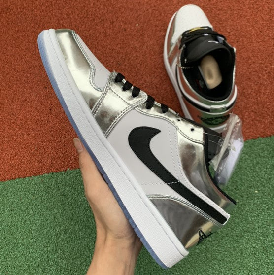 Air Jordan 1 Leonard Low Electroplated Silver