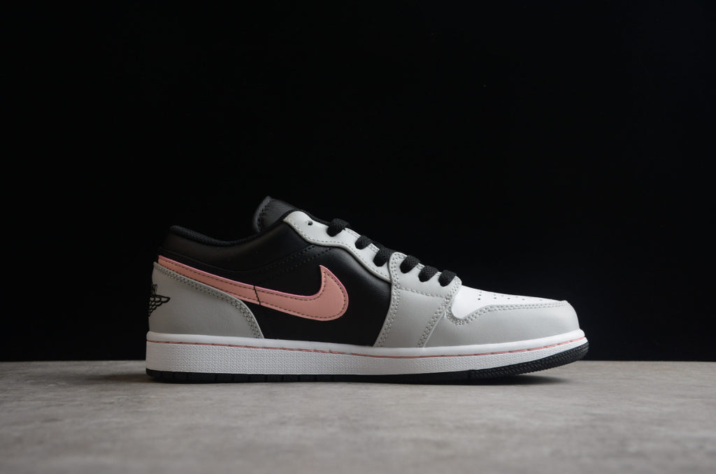 Air Jordan 1 Low Black Grey Pink