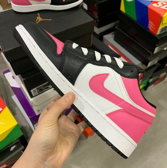 Air Jordan 1 Low Black Pink White
