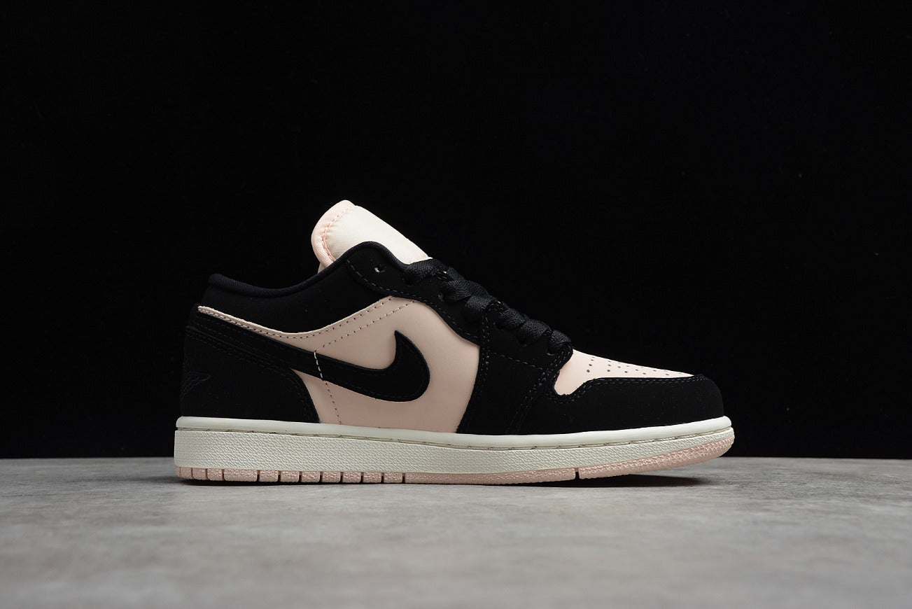Air Jordan 1 Low Black and White Powder