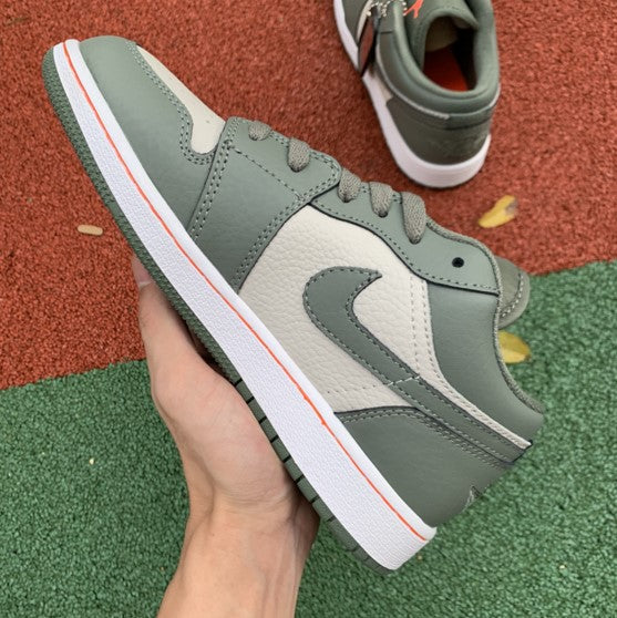 Air Jordan 1 Low Gray Green