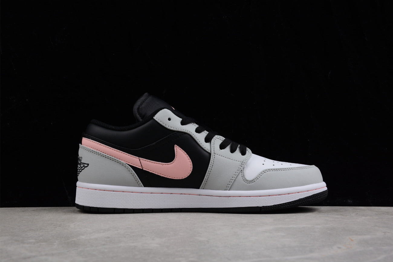 Air Jordan 1 Low Grey White Pink