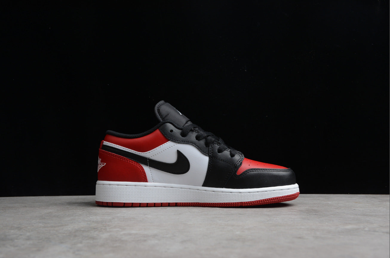 Air Jordan 1 Low Toe Red And Black