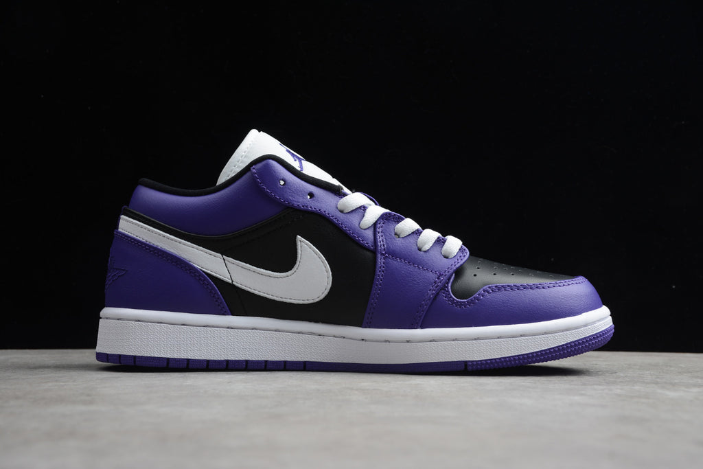 Air Jordan 1 Low Top Purple Black