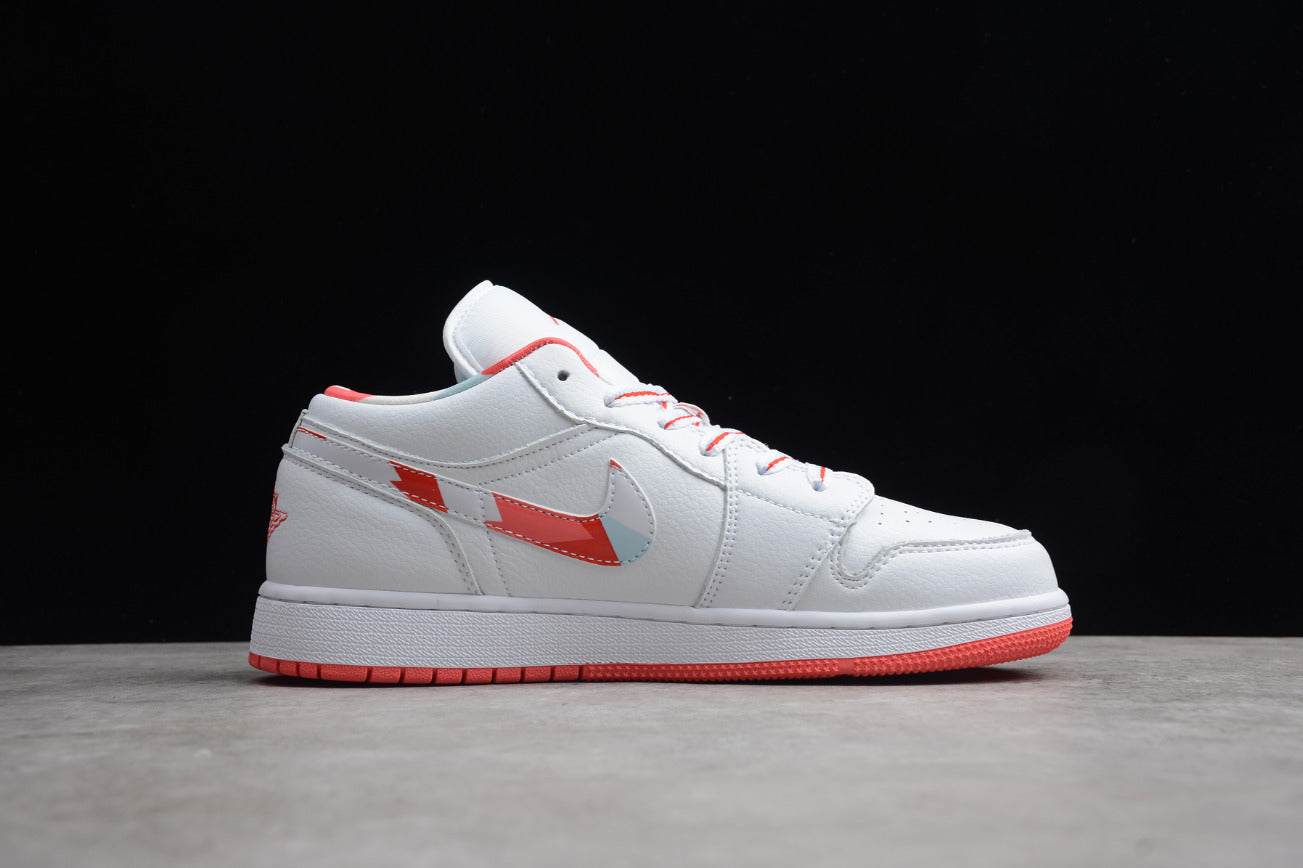 Air Jordan 1 Low Top White Red