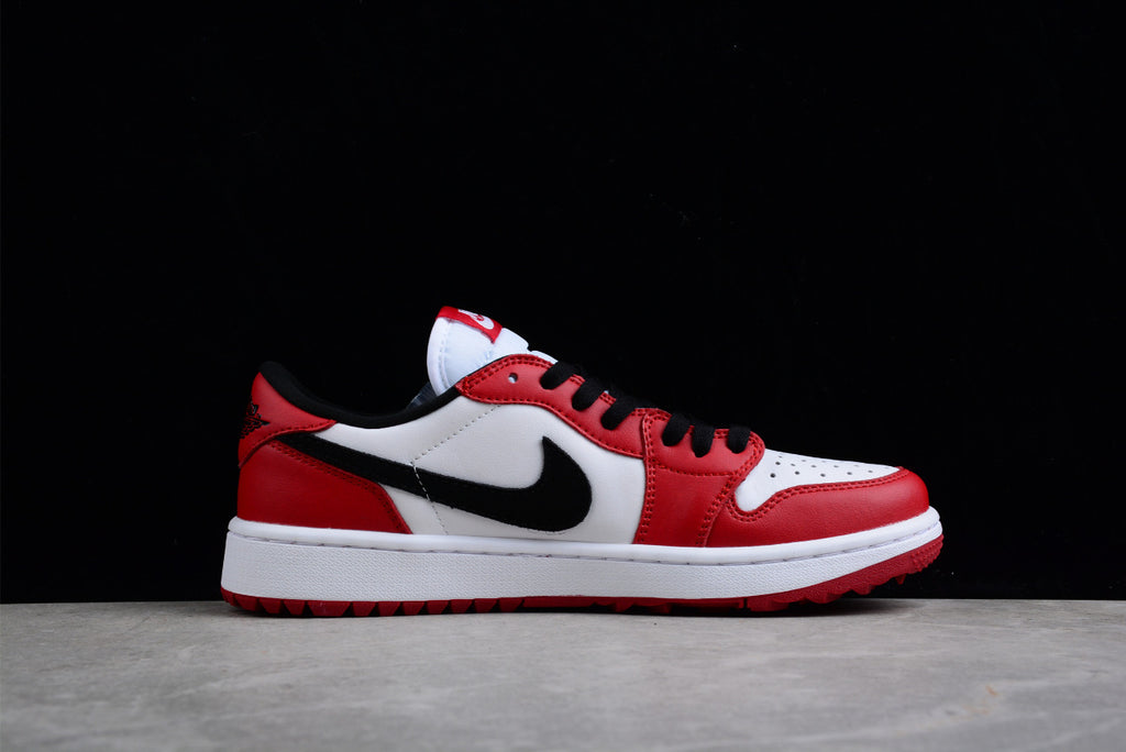 Air Jordan 1 Low White Black Red