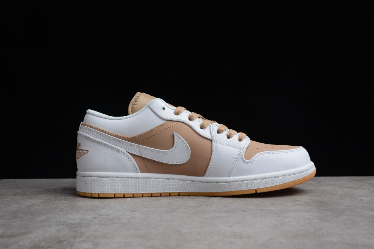 Air Jordan 1 Low White Brown