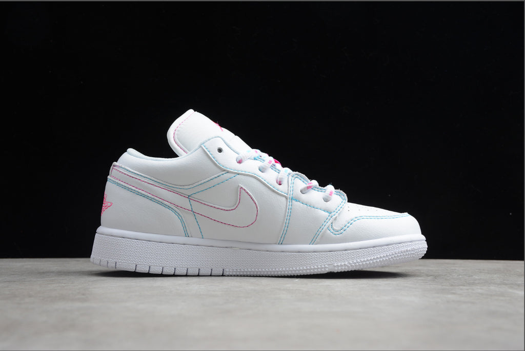 Air Jordan 1 Low White Green Powder