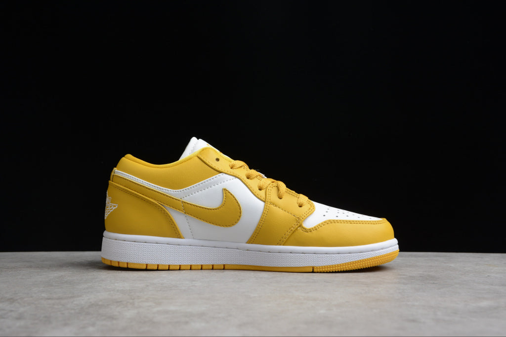 Air Jordan 1 Low White Mustard