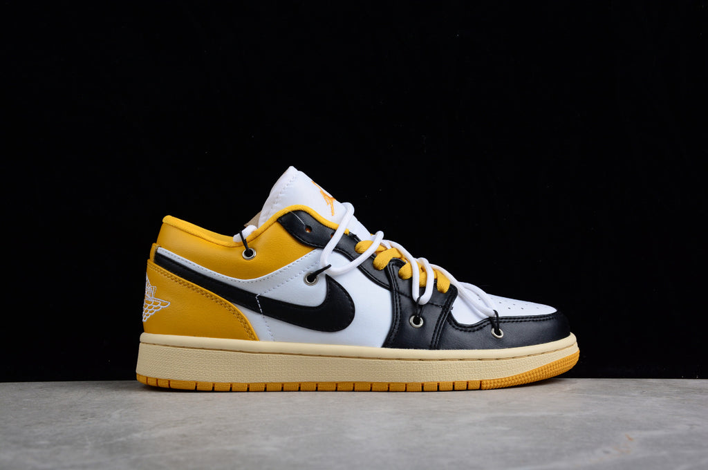 Air Jordan 1 Low Yellow White Black