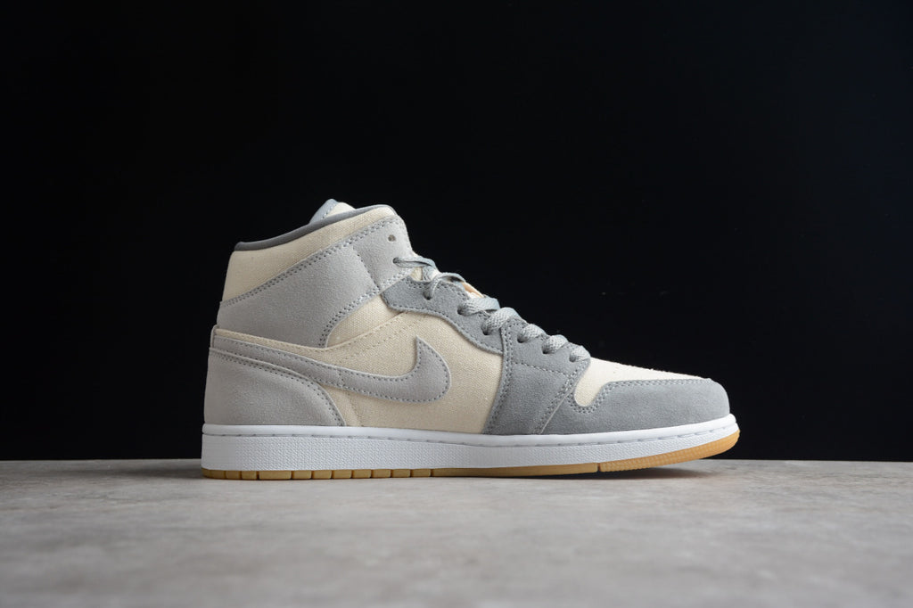 Air Jordan 1 Mid Beige Coconut Milk