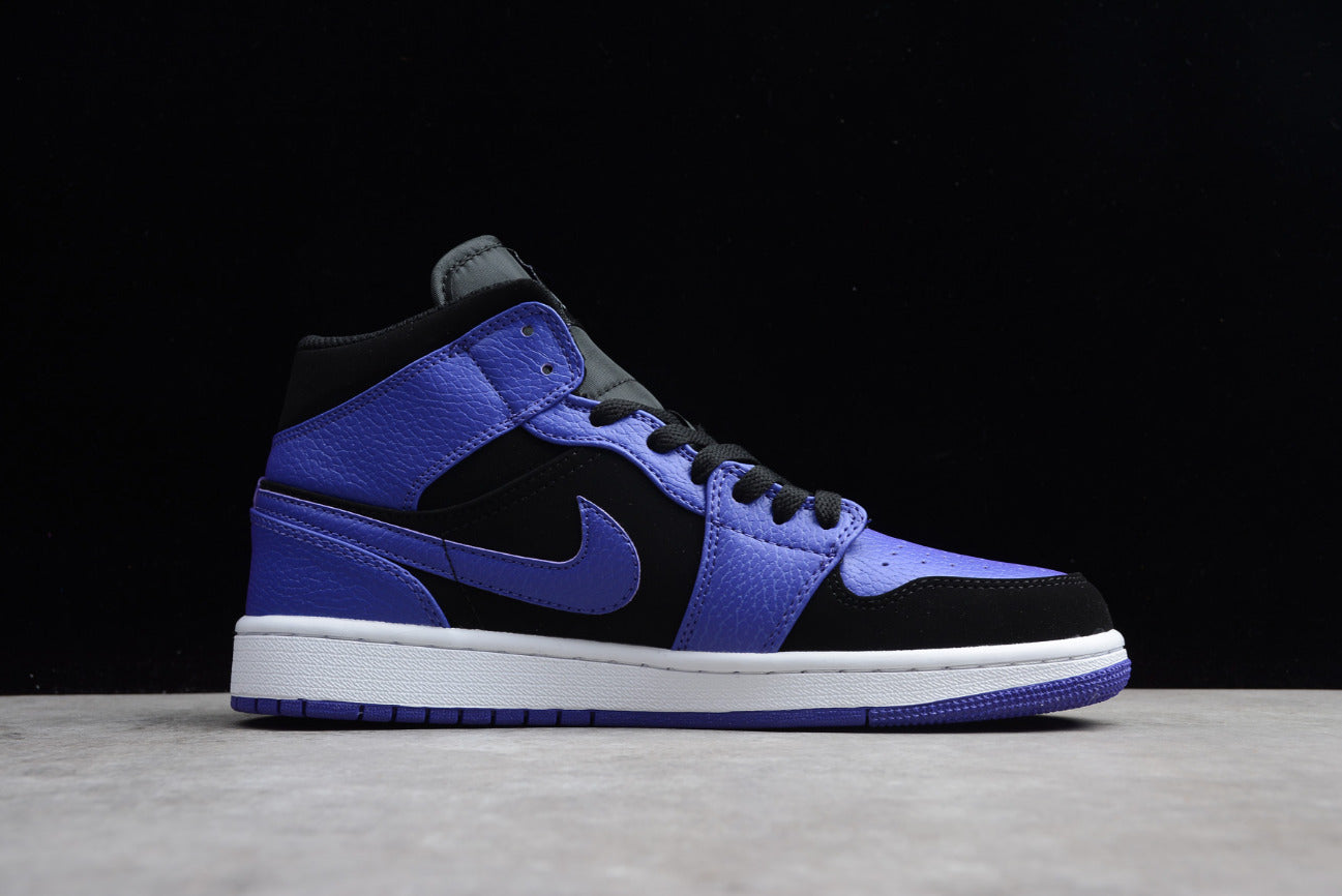 Air Jordan 1 Mid Black Dark Concord