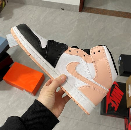 Air Jordan 1 Mid Crimson Tint Toe Cherry Blossom Pink