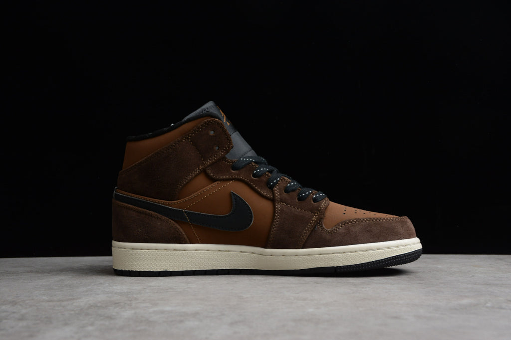 Air Jordan 1 Mid Dark Chocolate