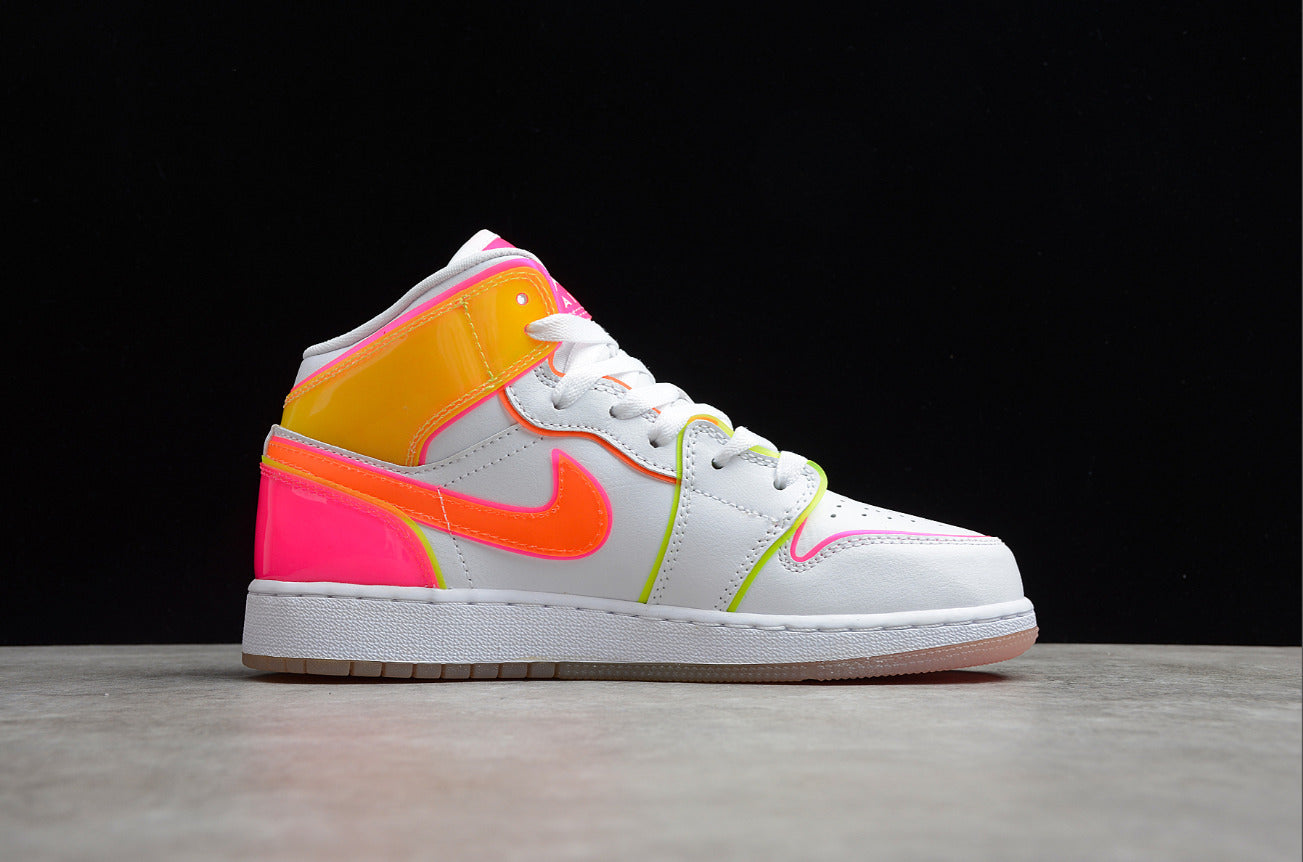 Air Jordan 1 Mid GS Edge Glow