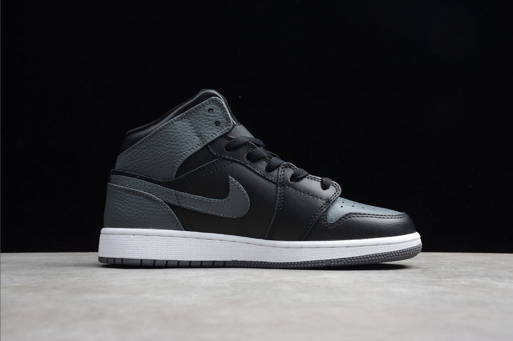 Air Jordan 1 Mid GS 'Black Dark Grey'