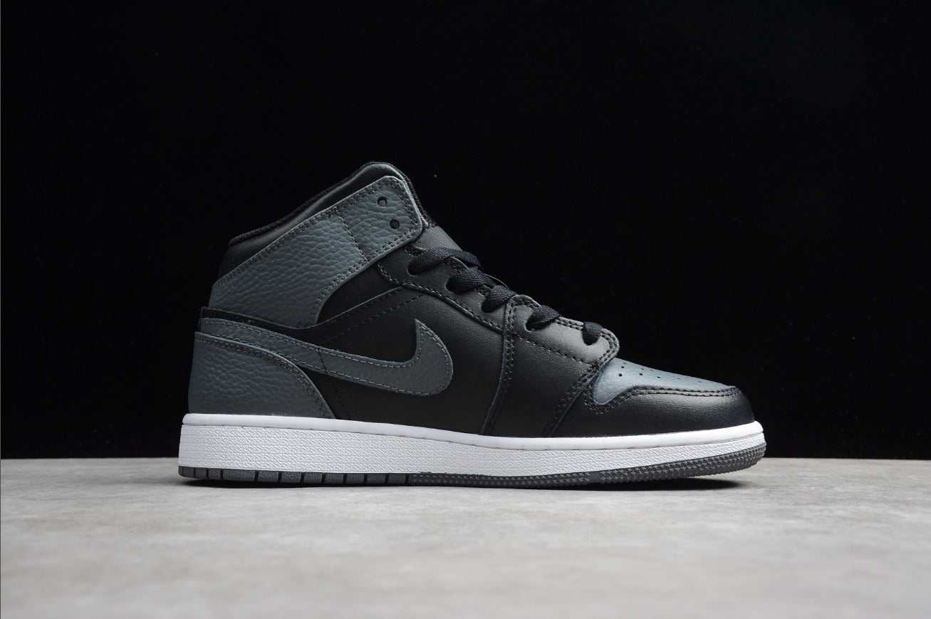 Air Jordan 1 Mid GS 'Black Dark Grey'