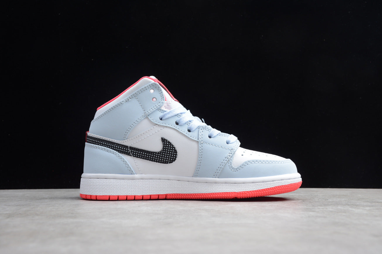 Air Jordan 1 Mid GS 'Half Blue'