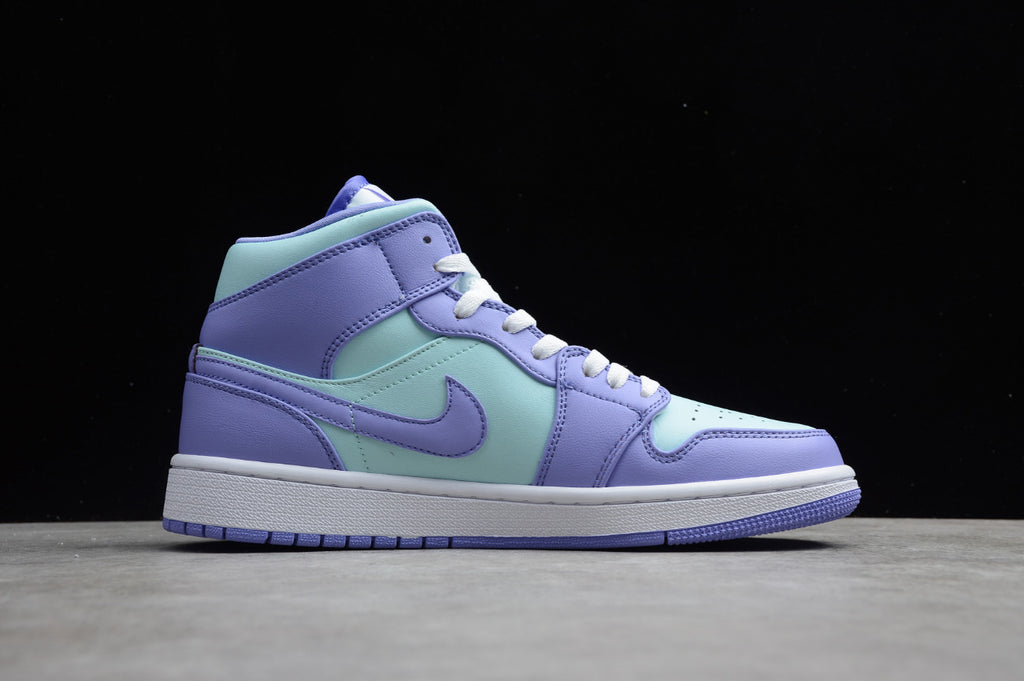 Air Jordan 1 Mid GS 'Purple Glacier Blue'