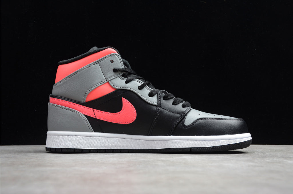Air Jordan 1 Mid Gray Black Power