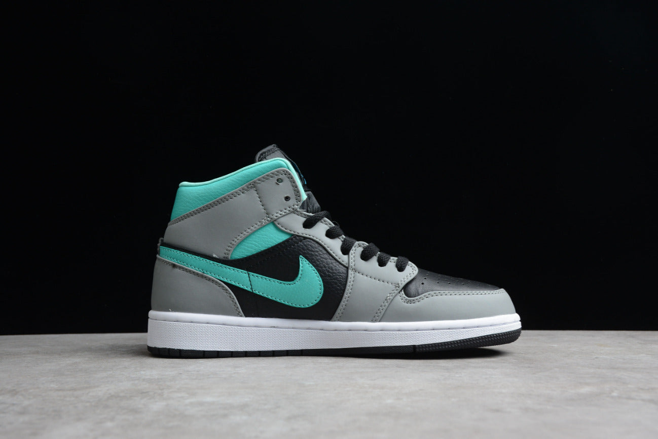 Air Jordan 1 Mid Grey Aqua