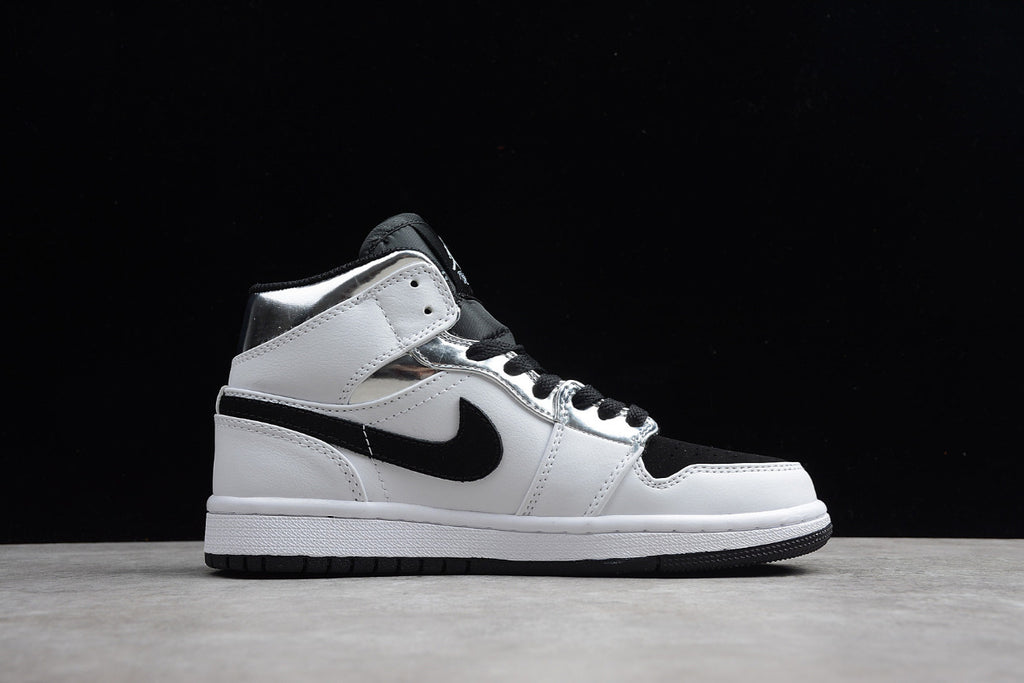 Air Jordan 1 Mid Leonard White And Black