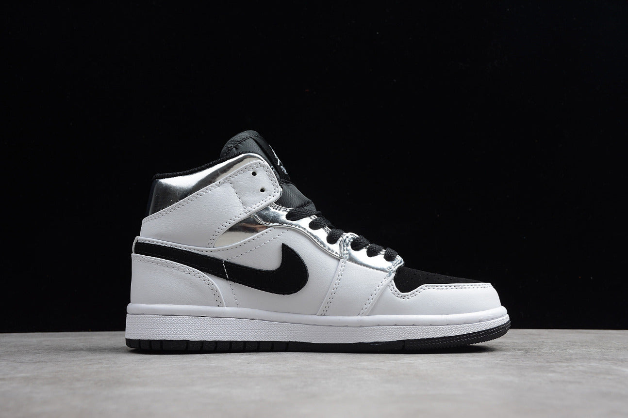 Air Jordan 1 Mid Leonard White And Black