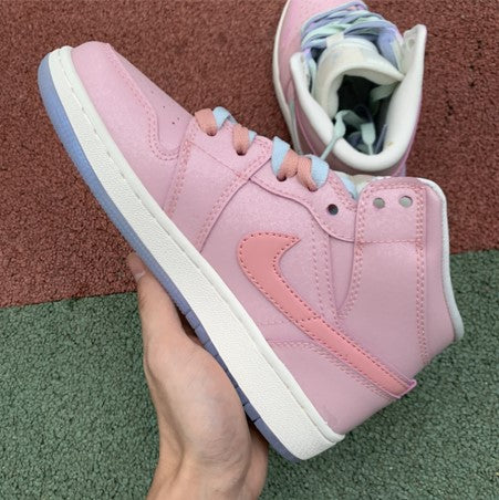 Air Jordan 1 Mid Pastel Mandarin Ducks