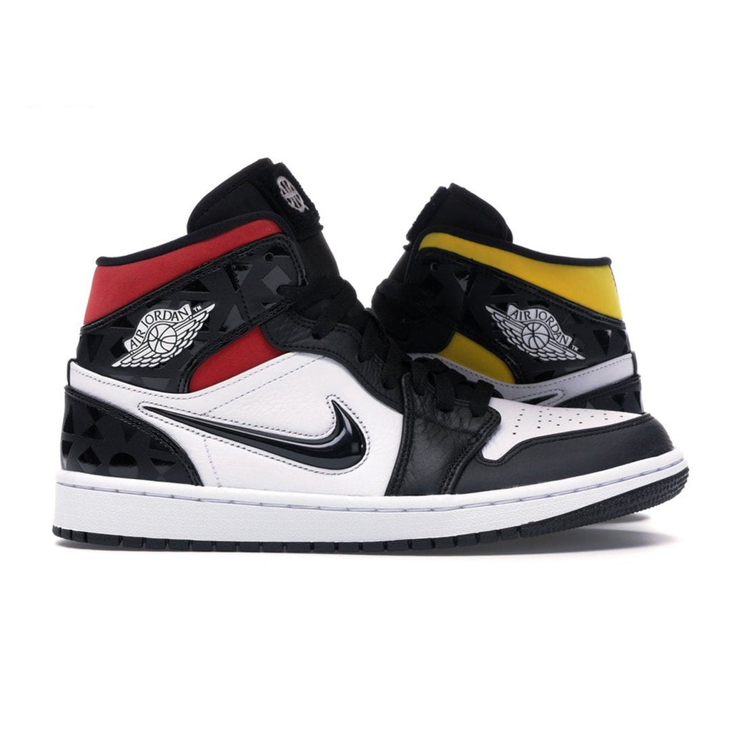 Air Jordan 1 Mid Quai54 Red Yellow (2019)