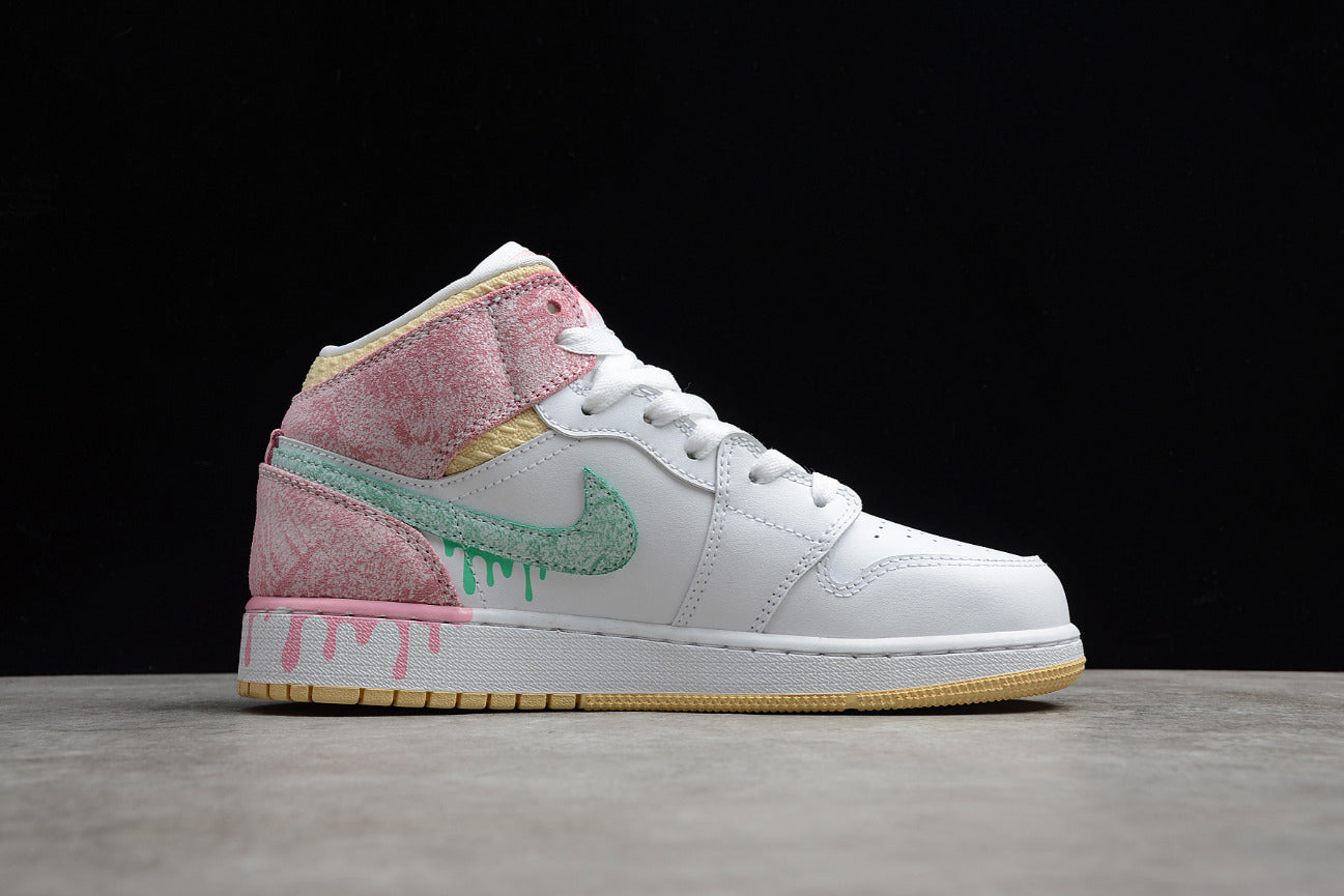 Air Jordan 1 Mid SE GS Ice Cream