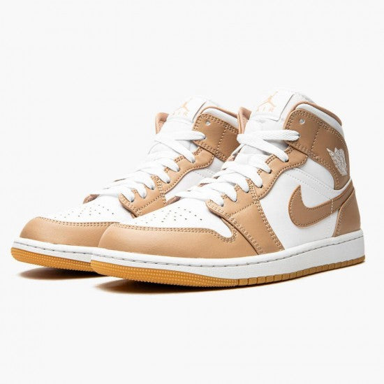 Air Jordan 1 Mid Tan Gum