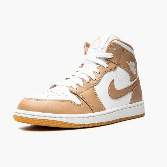 Air Jordan 1 Mid Tan Gum