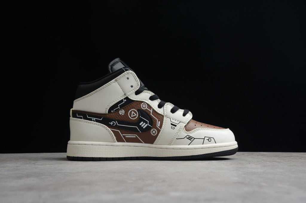 Air Jordan 1 Mid Vibe Beige Mocha