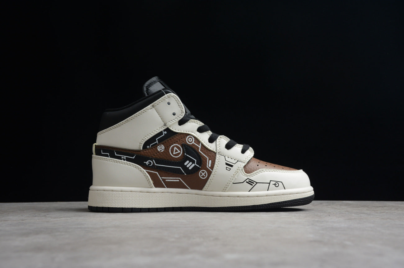 Air Jordan 1 Mid Vibe Beige Mocha
