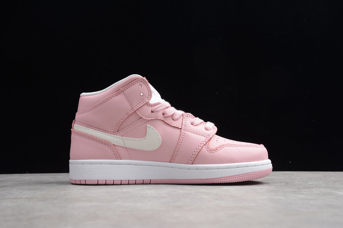 Air Jordan 1 Mid White Fuchsia Blast