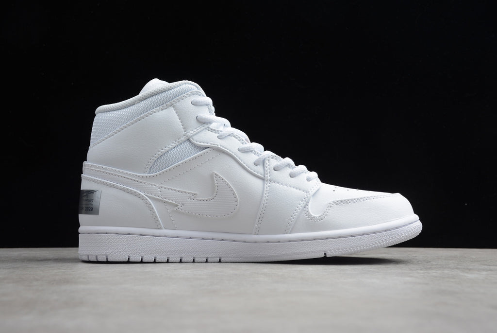 Air Jordan 1 Mid White Lightning