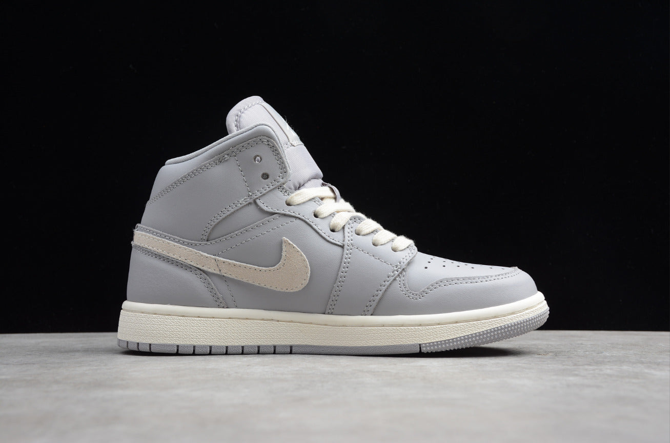 Air Jordan 1 Mid 'Grey Light Bone'