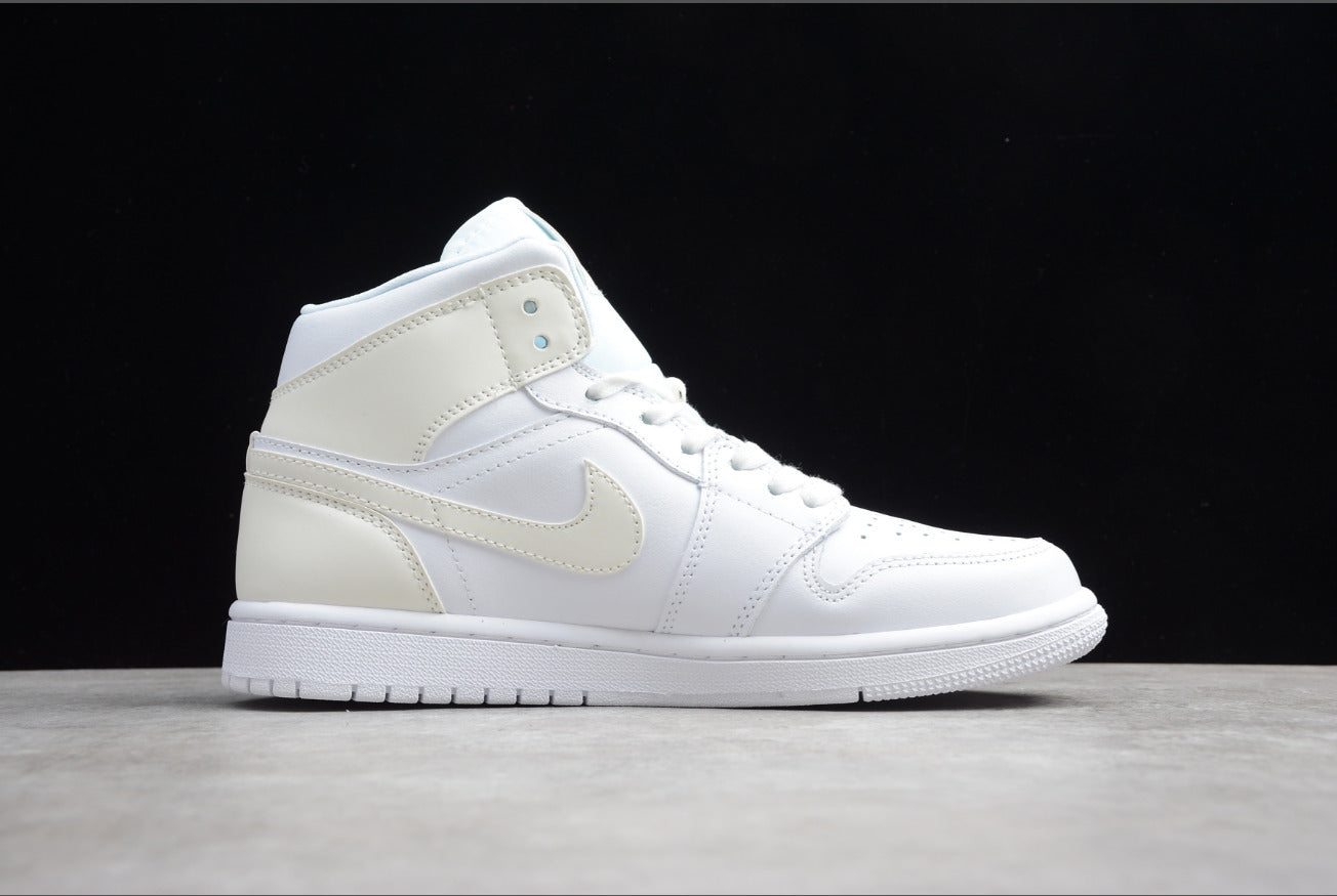 Air Jordan 1 Mid 'White Ivory'