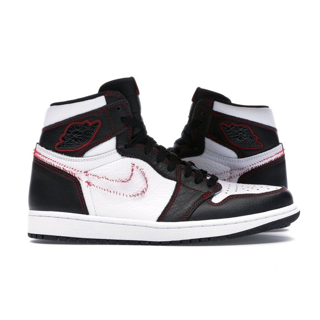 Air Jordan 1 Retro High Defiant White Black Gym Red