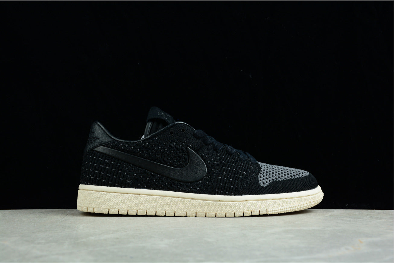 Air Jordan 1 Retro Low Flyknit Black Guava Ice