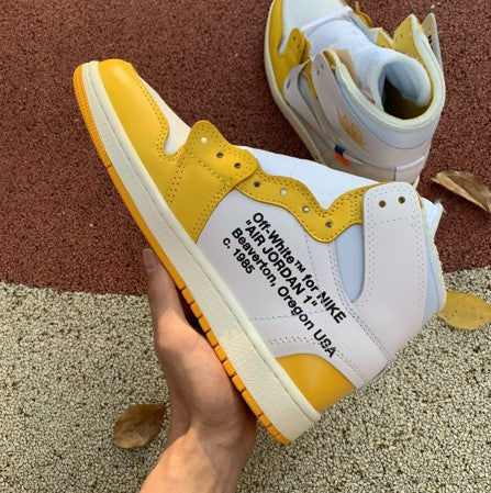 Air Jordan 1 Yellow White