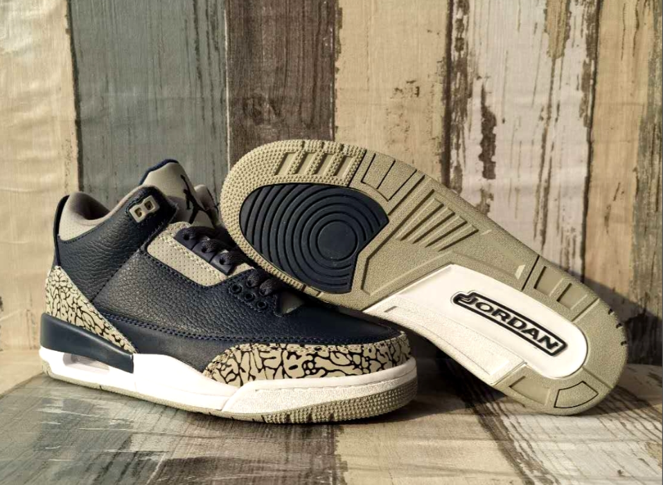 Air Jordan 3 Retro Black Varsity Red Cement Gray